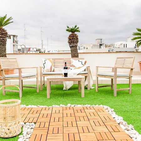 巴里Apulialux Private 100Mq Rooftop Oasis W Jacuzzi公寓 外观 照片